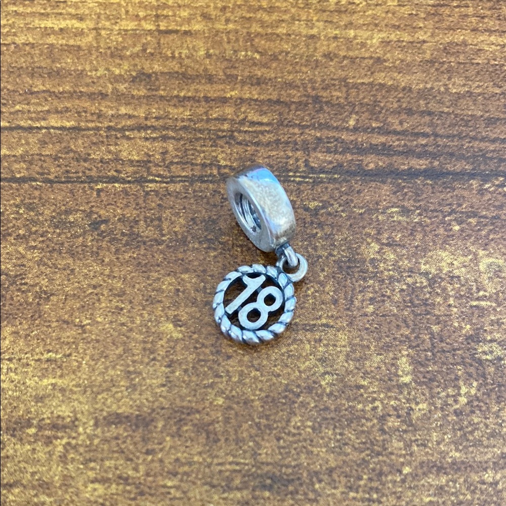 Pandora Jewelry 18th Birthday Dangle Bead Charm